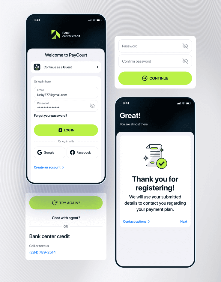 Because of the app specifics, standard registration was something secondary compared to the ability for the user to continue as a guest.